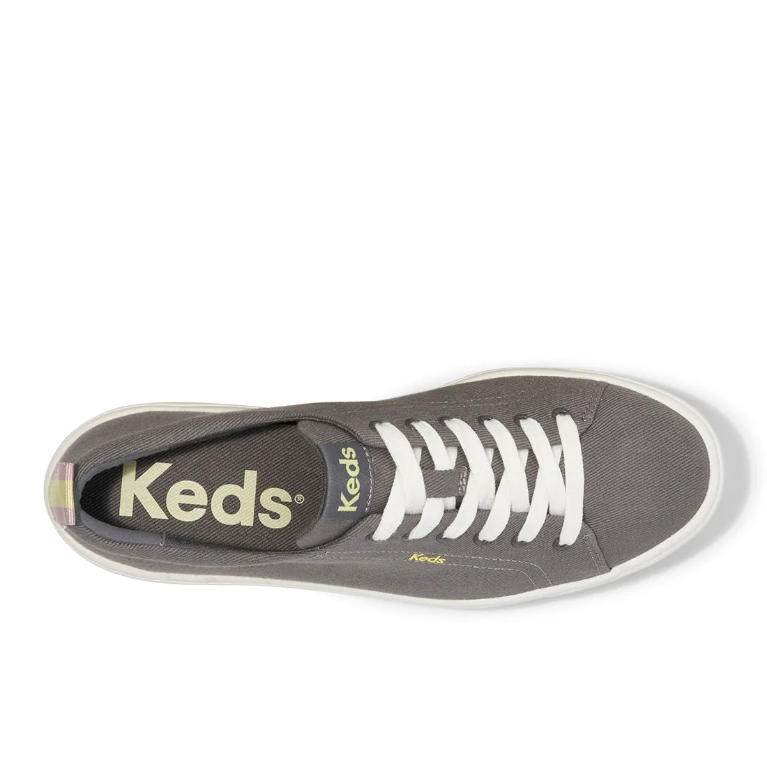 Keds Womens' Skyler Heavy Twill Sneaker Charcoal (WF68203)