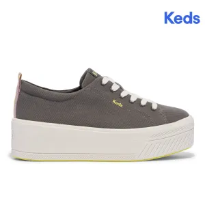 Keds Womens' Skyler Heavy Twill Sneaker Charcoal (WF68203)