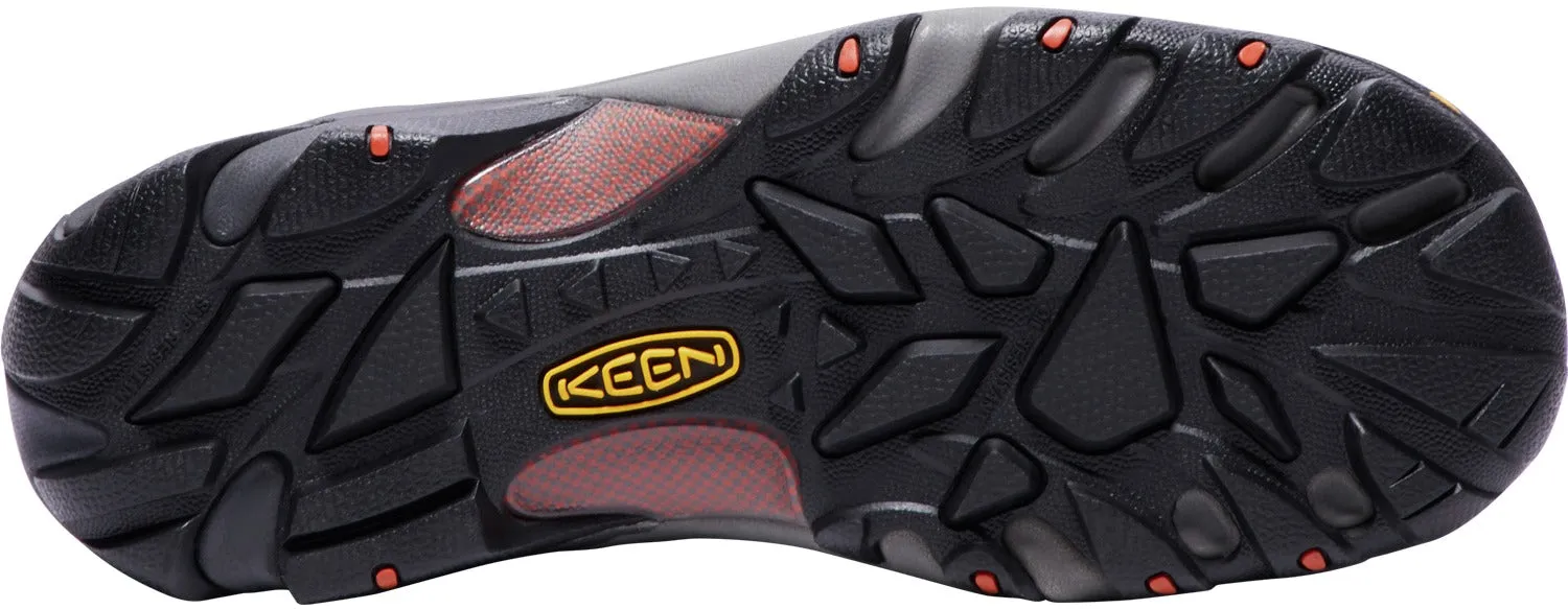 'Keen Utility' Men's Boulder Low EH Steel Toe - Black / Grey / Orange