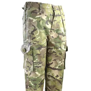 Kids Combat-style Trousers. New. B-T.P Camo.