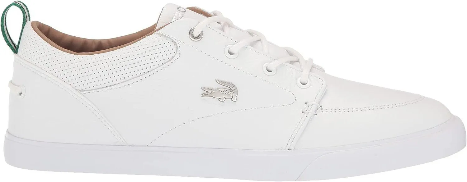 Lacoste BAYLISS 119 Men's  Shoes Leather Sneakers 37CMA007321G WHITE