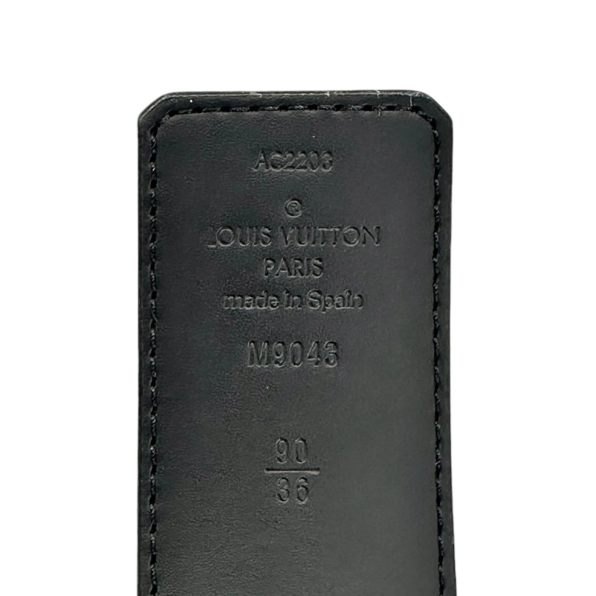 Louis Vuitton LV Initiales 40MM Reversible Belt Monogram Black Graphite