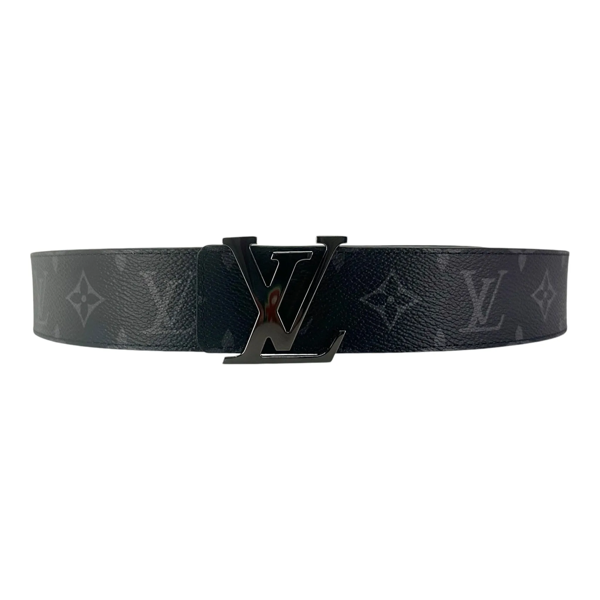 Louis Vuitton LV Initiales 40MM Reversible Belt Monogram Black Graphite