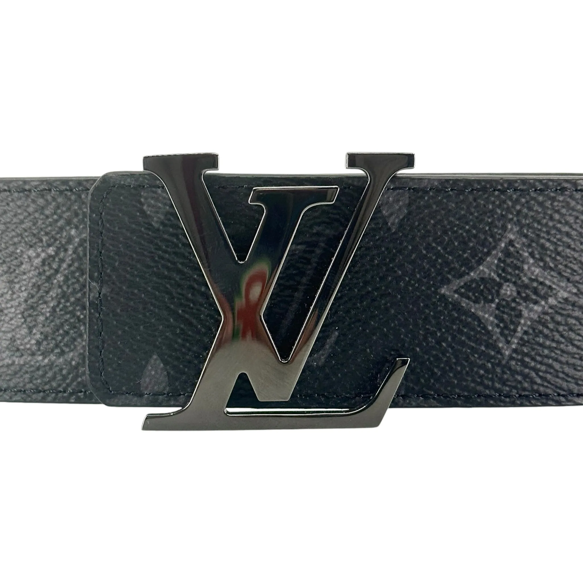 Louis Vuitton LV Initiales 40MM Reversible Belt Monogram Black Graphite