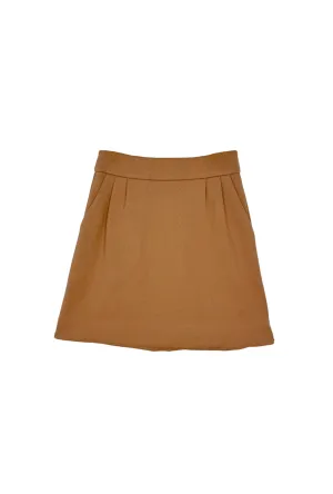 Maggie Mini Skirt - Caramel Knit