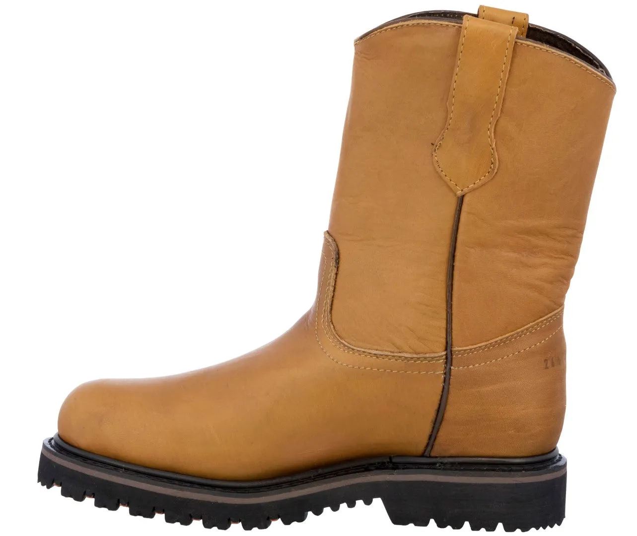 Mens 700TR Light Brown Durable Leather Construction Work Boots