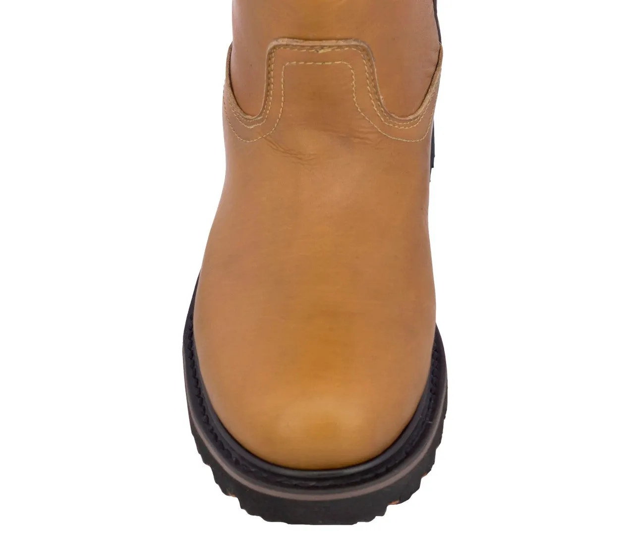 Mens 700TR Light Brown Durable Leather Construction Work Boots