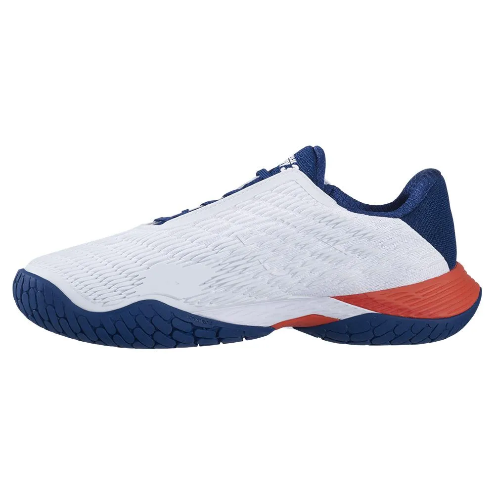 Men's Propulse Fury 3 All Court Tennis Shoes White and Estate Blue