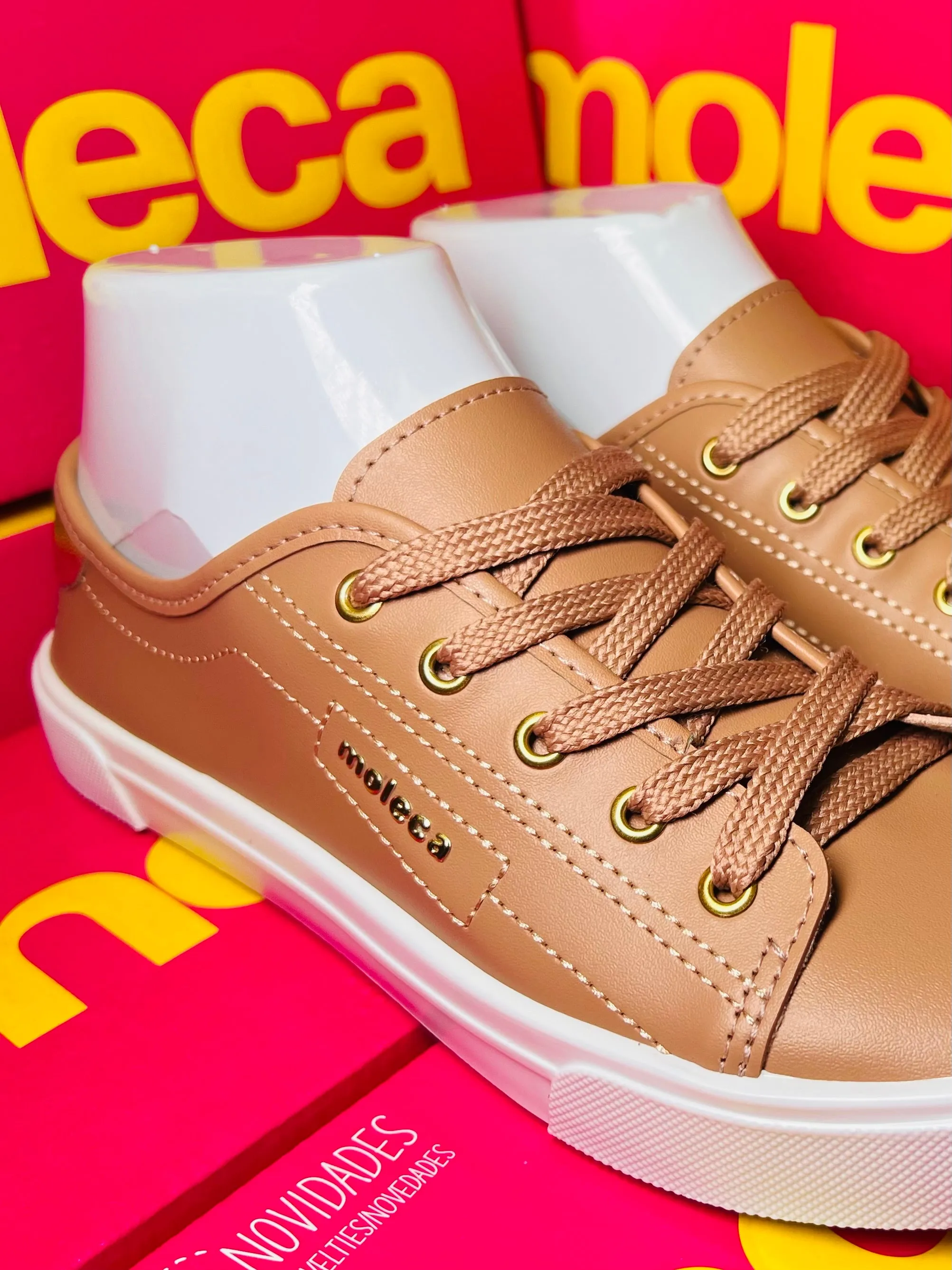 Moleca Golden Plus Limited Edition Comfort Tennis Shoes