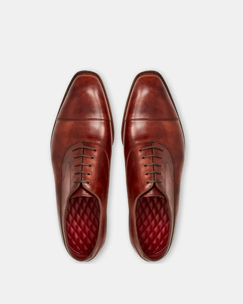 Museum Cognac Balmoral Oxford Shoe