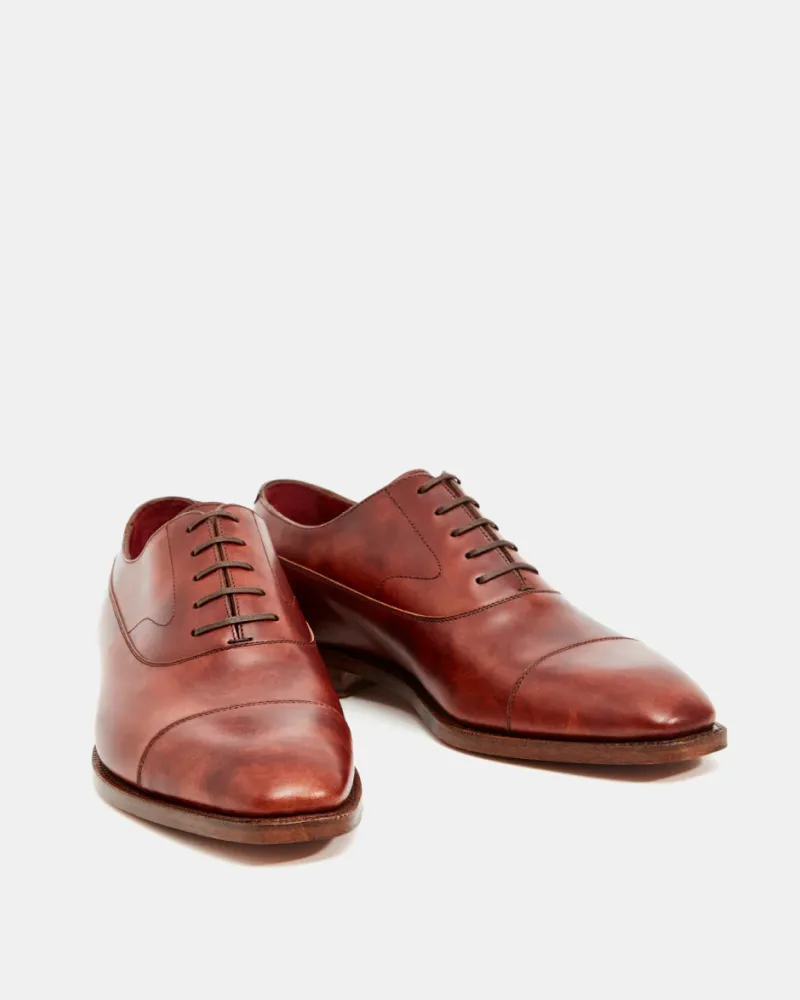 Museum Cognac Balmoral Oxford Shoe