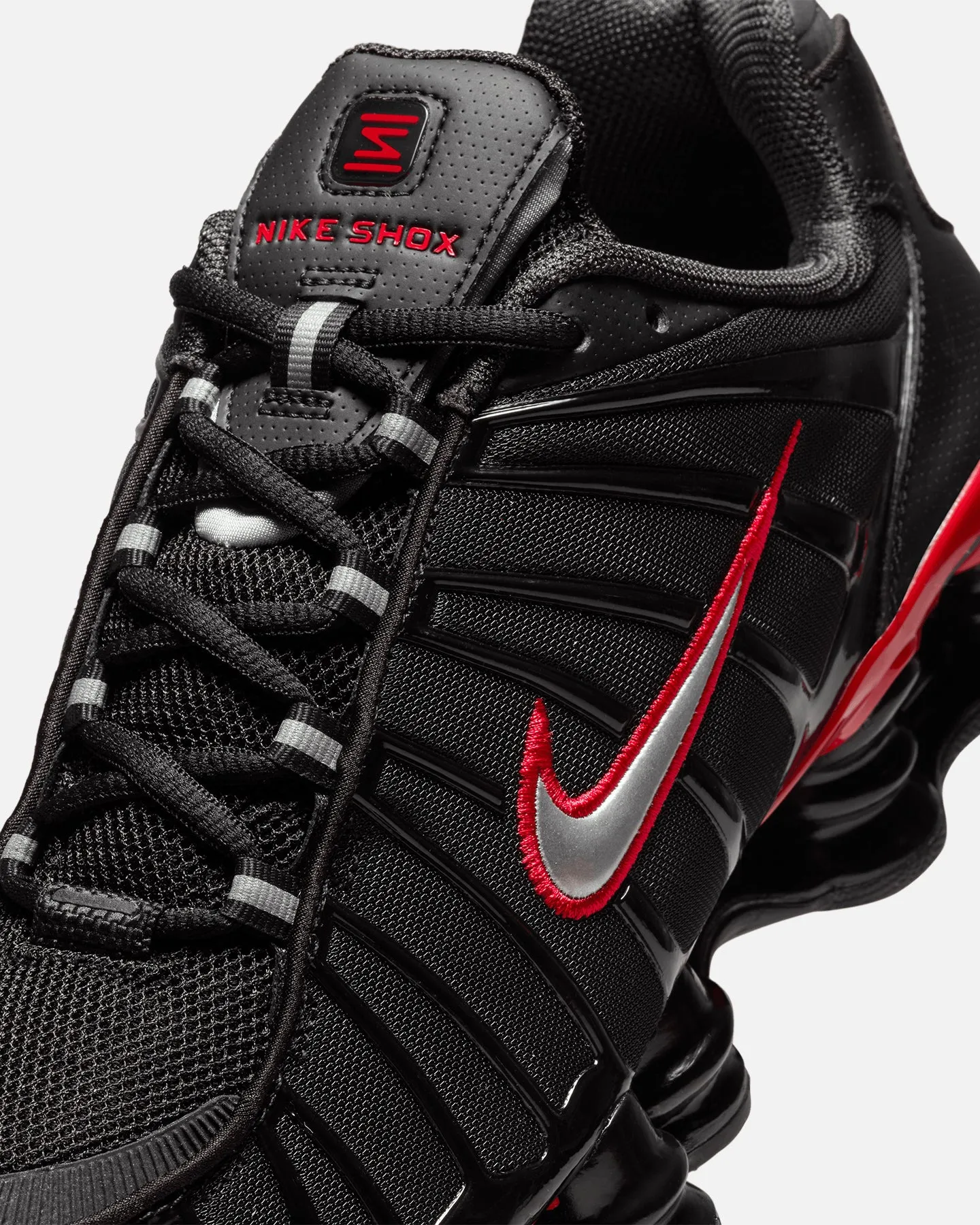 Nike Shox TL "Black Red" Black/Metallic Silver