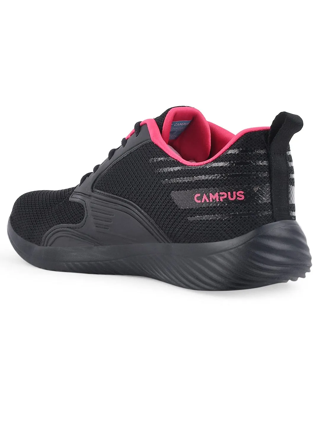 NOOR PLUS Black Women's Running Shoes