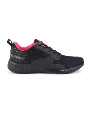 NOOR PLUS Black Women's Running Shoes