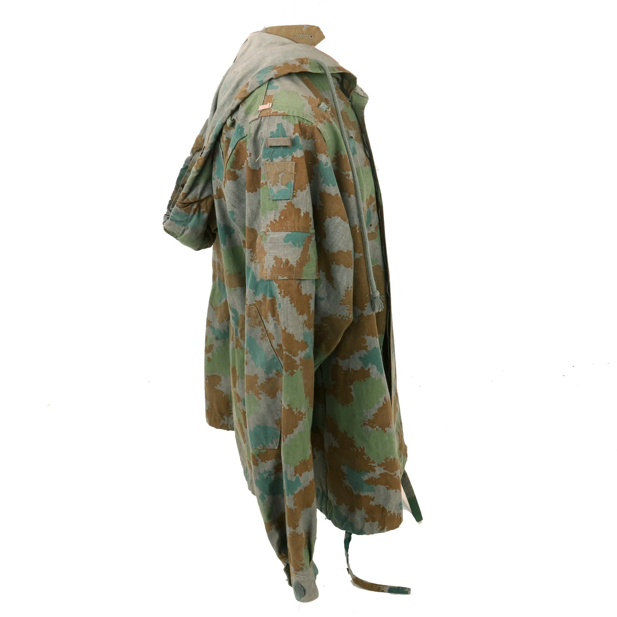 Original Cold War East German Unissued M58 Flachentarn Blumentarn Camouflage Uniform - Smock, and Trousers (Dated 1963)