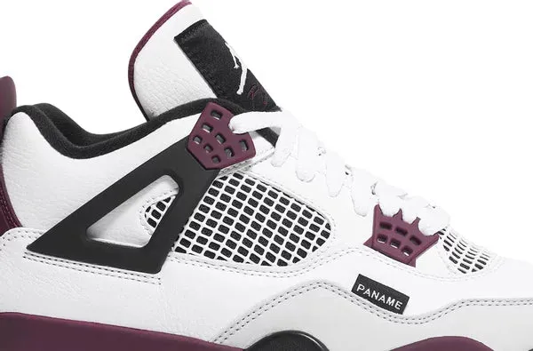 Paris Saint-Germain x Air Jordan 4 Retro 'Bordeaux' Sneakers for Men and Women