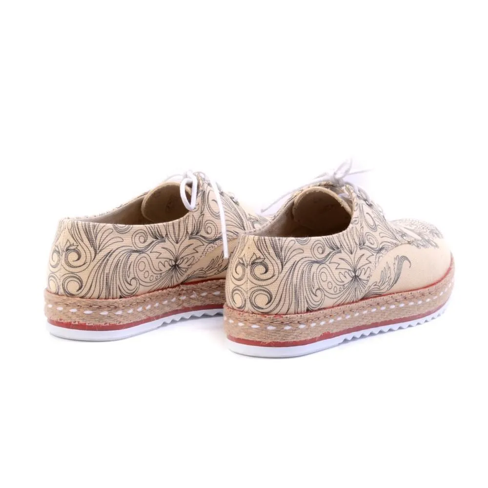 Patterned Skull Sneaker Shoes HSB1901