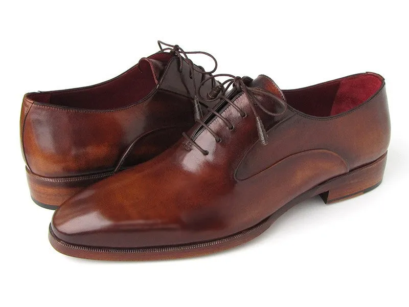 Paul Parkman Plain Toe Brown Calfskin Oxfords