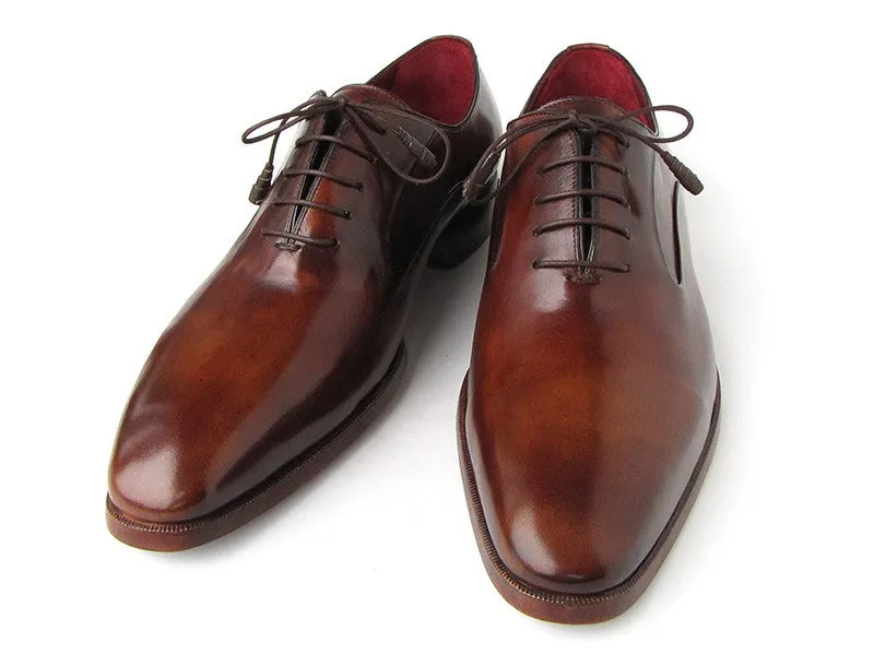 Paul Parkman Plain Toe Brown Calfskin Oxfords