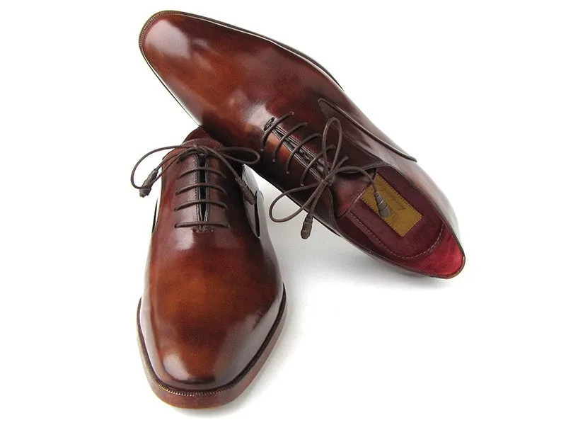 Paul Parkman Plain Toe Brown Calfskin Oxfords