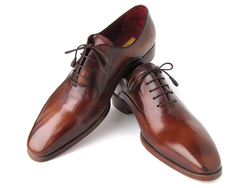 Paul Parkman Plain Toe Brown Calfskin Oxfords