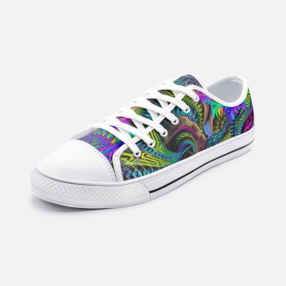 Primordial Unisex Low Top Canvas Shoes