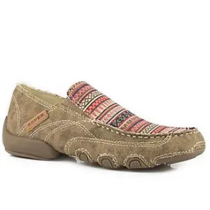 Roper Ladies Daisy Tan Driving Mocs Style 09-021-1776-2040