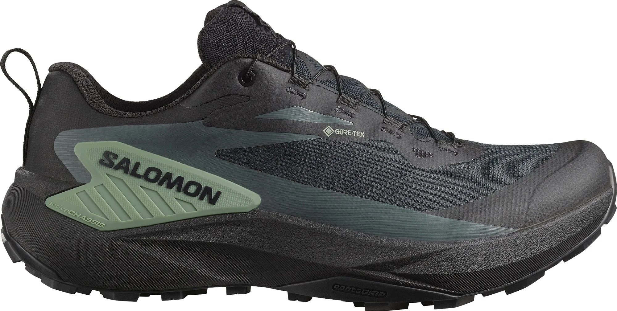 Salomon Genesis GORE-TEX Mens Trail Running Shoes - Black