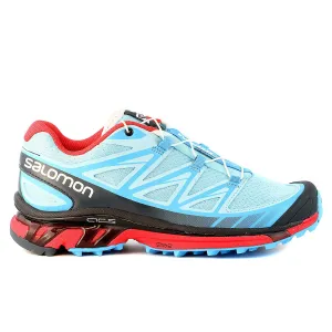 Salomon Wings Pro Shoe - Air/Blue Line/Papaya - Womens