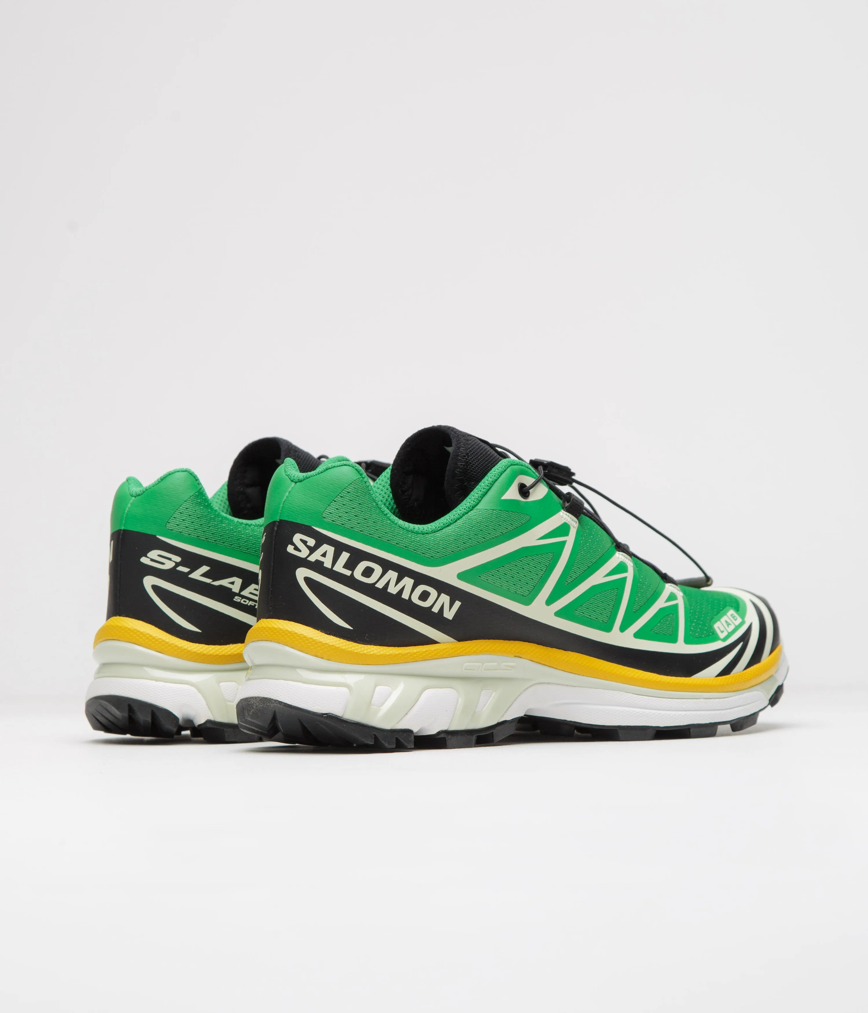 Salomon XT-6 Shoes - Bright Green / Black / Sulphur