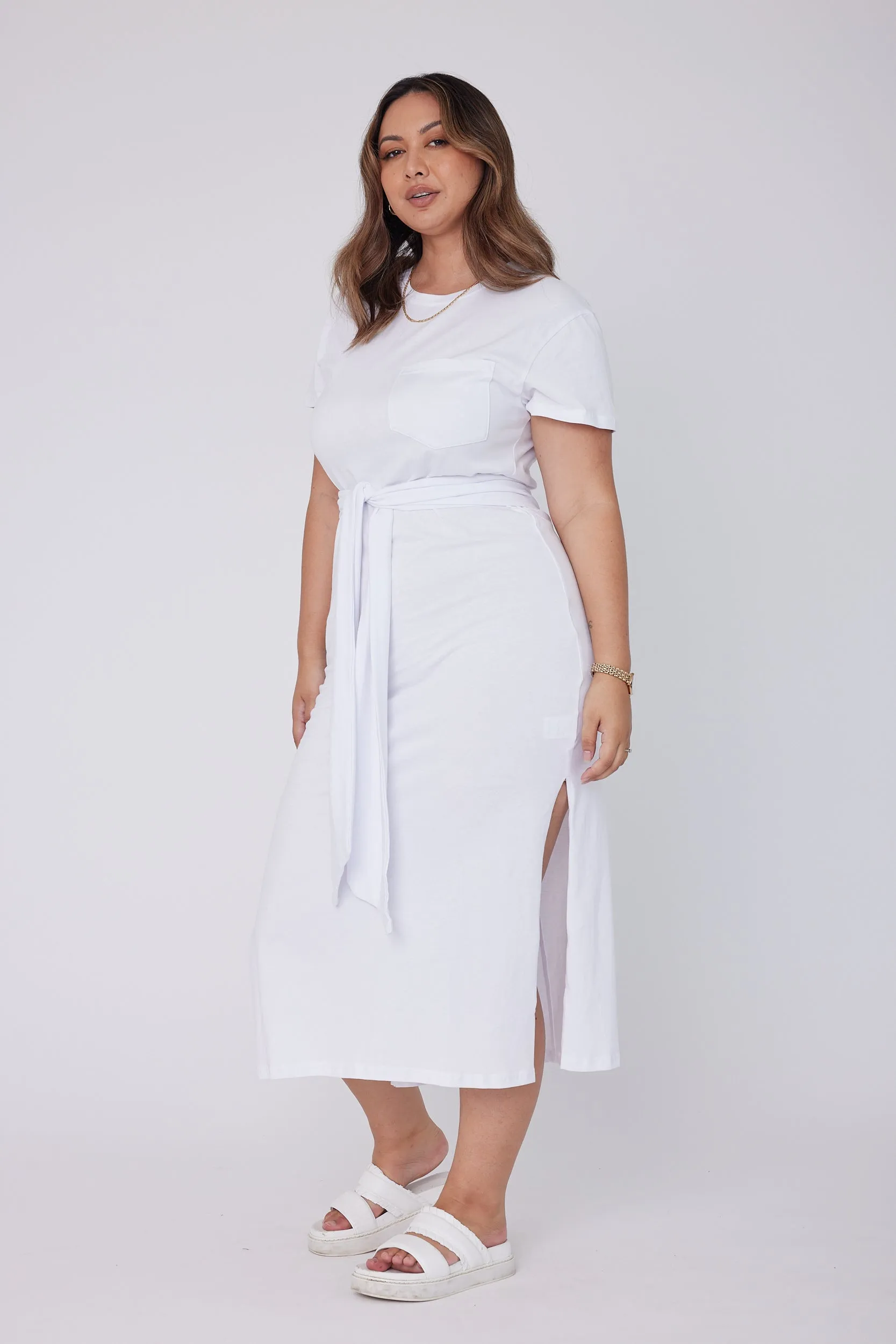 SALTUM Dress White