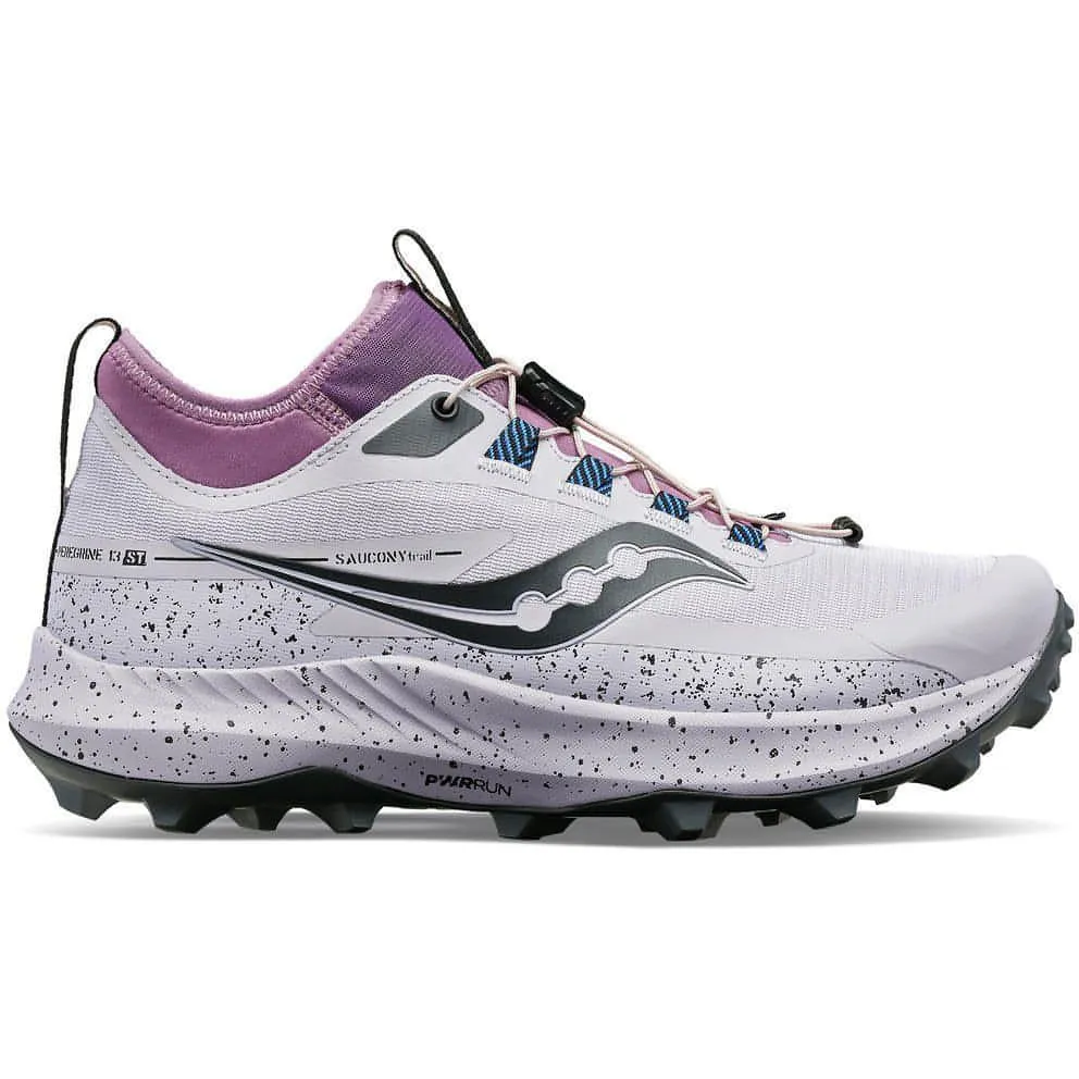 Saucony Peregrine 13 ST Womens Trail Running Shoes - Purple