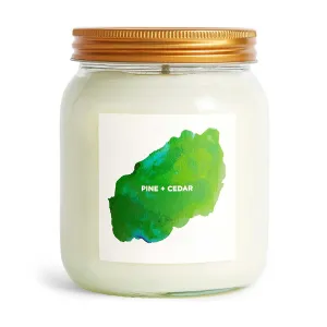 Self Care Co. Pine   Cedar Candle 300ml