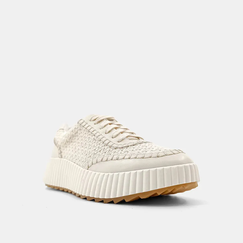 SELINA SNEAKER - BONE WOVEN