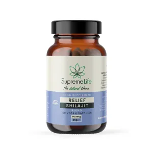 Shilajit Vegan Capsules  - Relief (500mg)