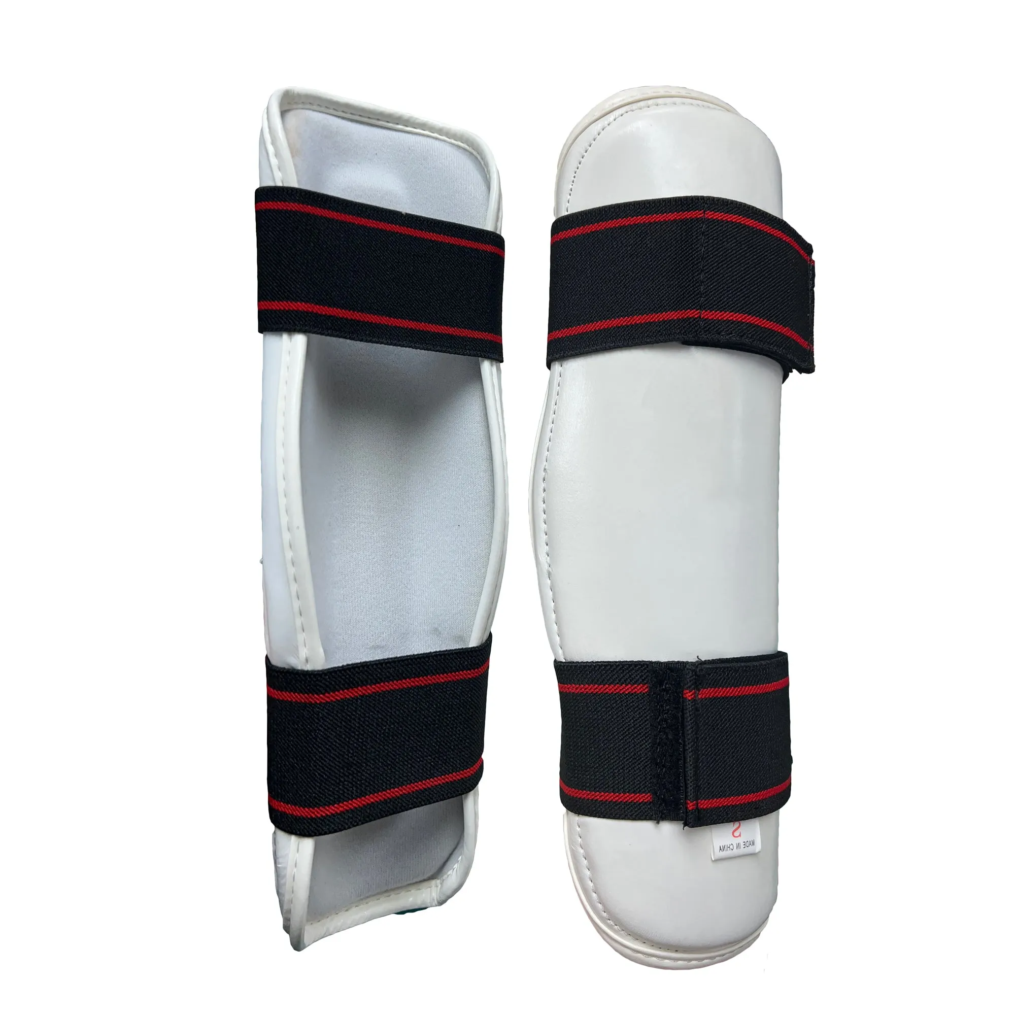 Shin Guard, Vinyl, Off  White (Beige)