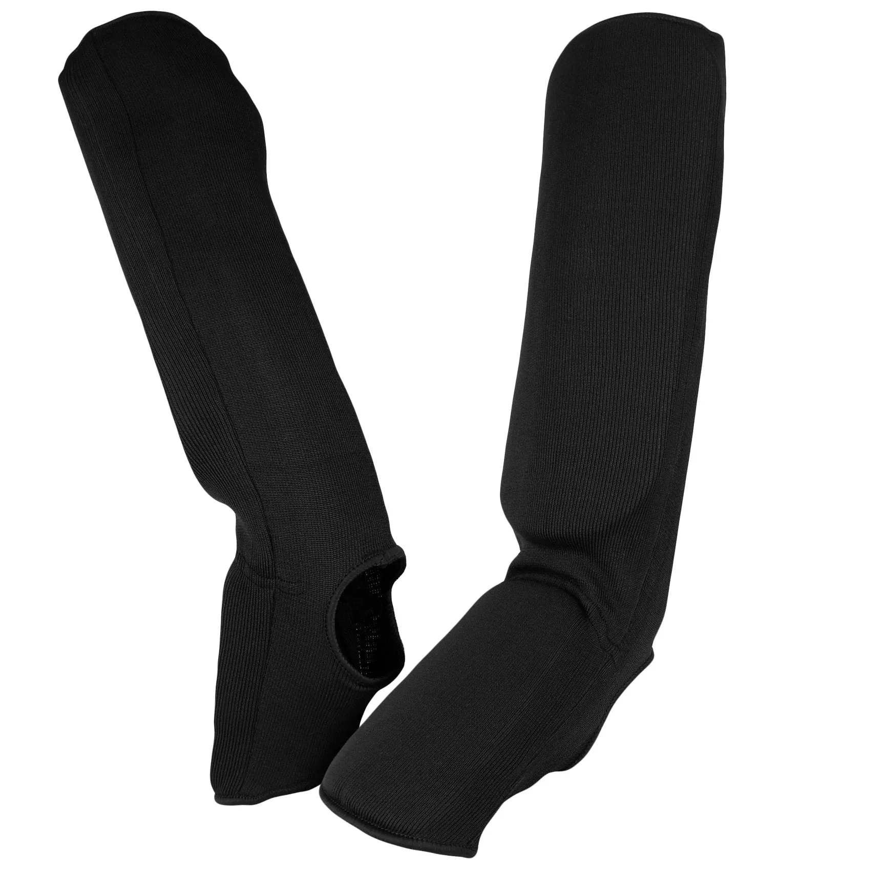 Shin Instep Guard, Cloth Regular, Black