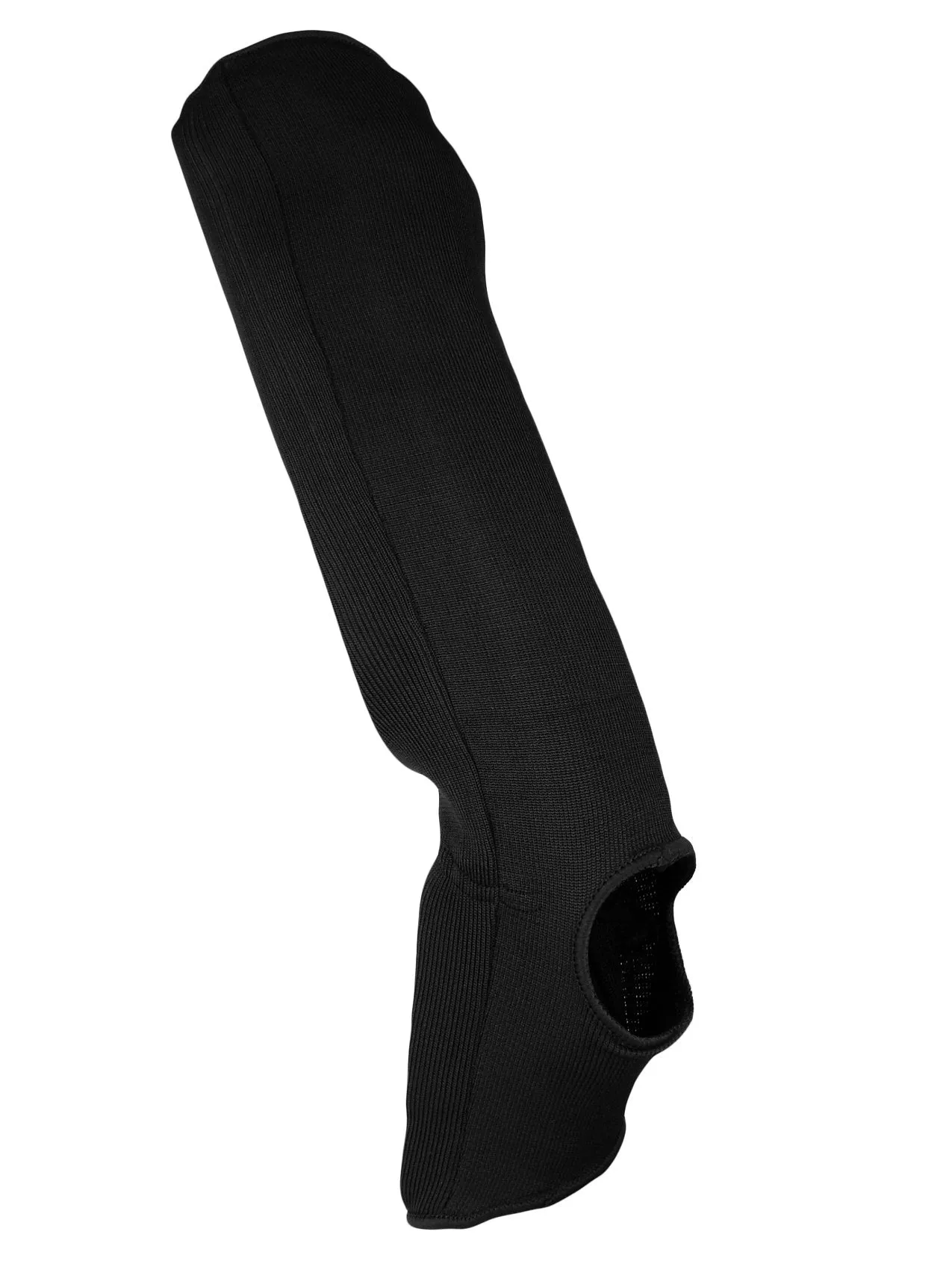 Shin Instep Guard, Cloth Regular, Black