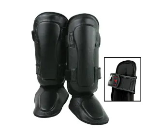 Shin Instep Guard, Leather, Muay Thai