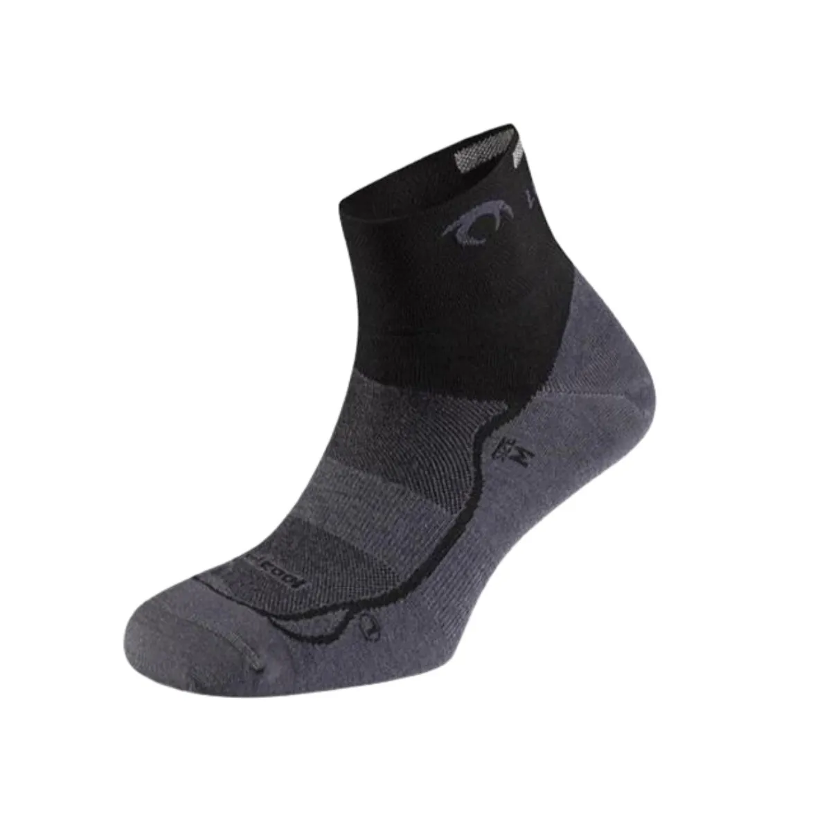 Socks Lurbel Race Three Gray Black