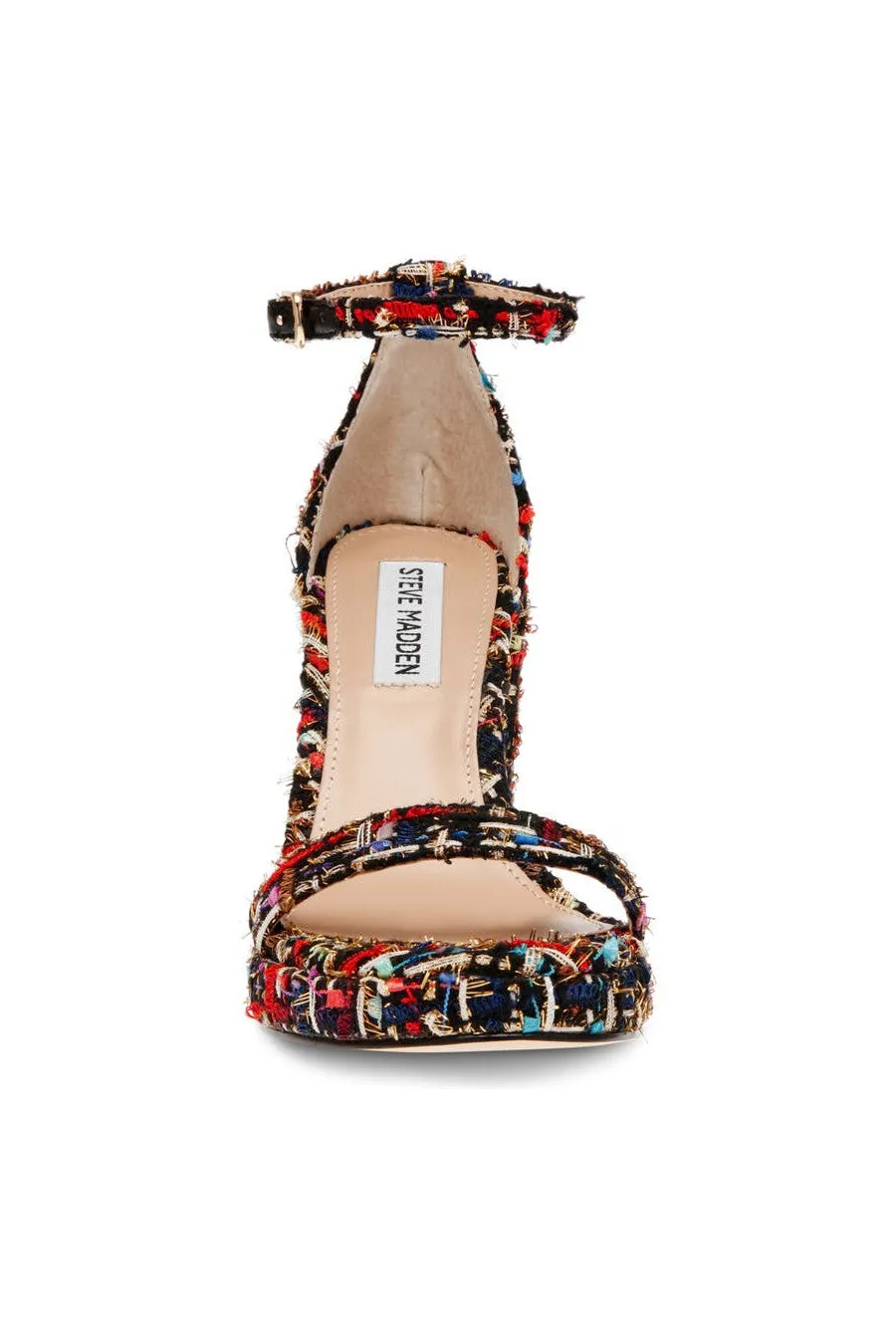 Steve Madden Susan Block Heel in Red Multi