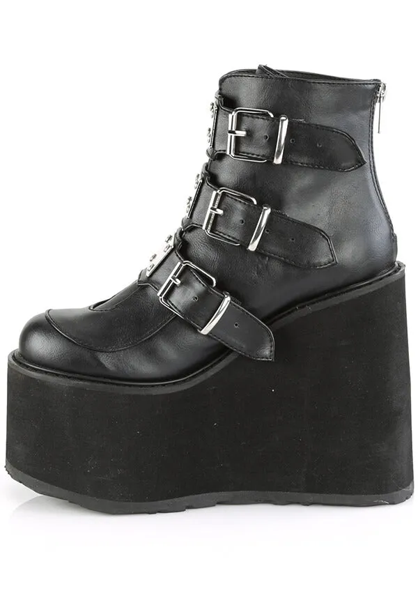 SWING-105 [Black] | PLATFORM BOOTS [PREORDER]