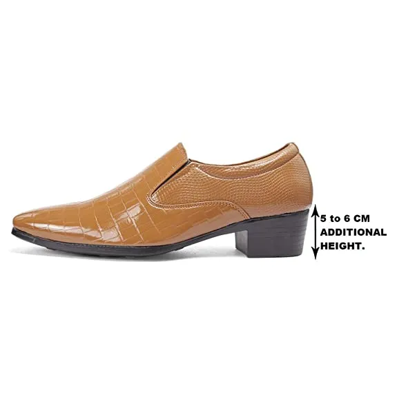 Synthetic Material Casual,Loafer and Moccasin Height Increasing Shoes-JonasParamount