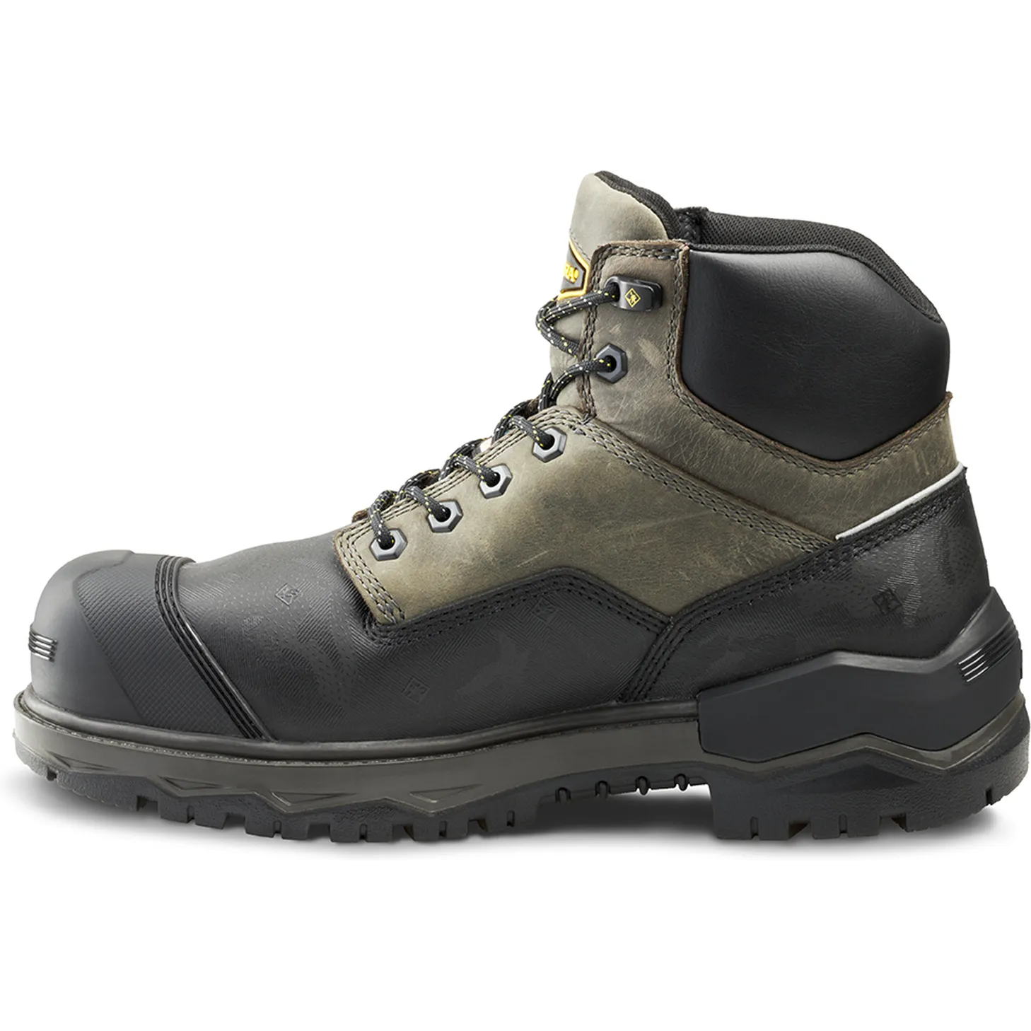 Terra Men's Gantry 6" Nano Comp Toe WP Work Boot -Gray- 4T8VGY