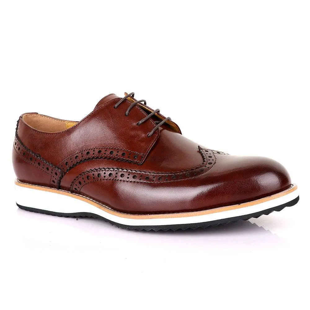 Terry Taylors Classic Oxford Brown Leather shoe