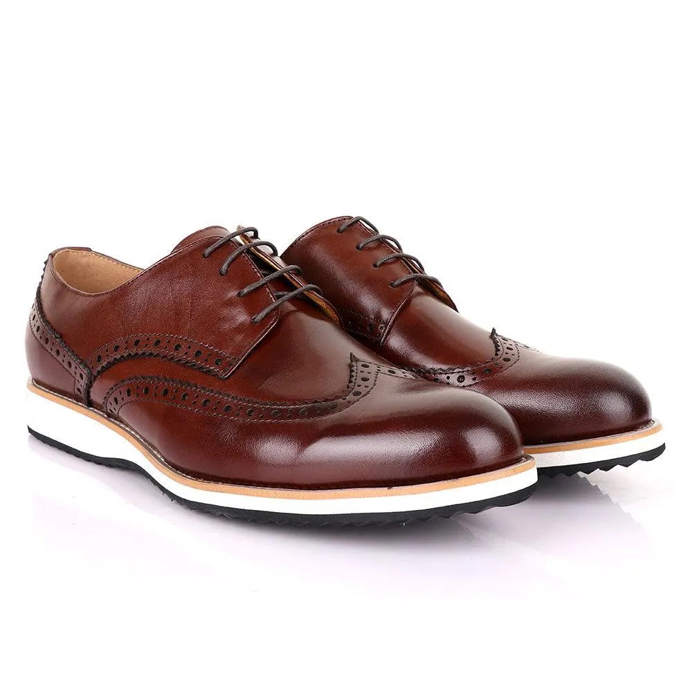 Terry Taylors Classic Oxford Brown Leather shoe