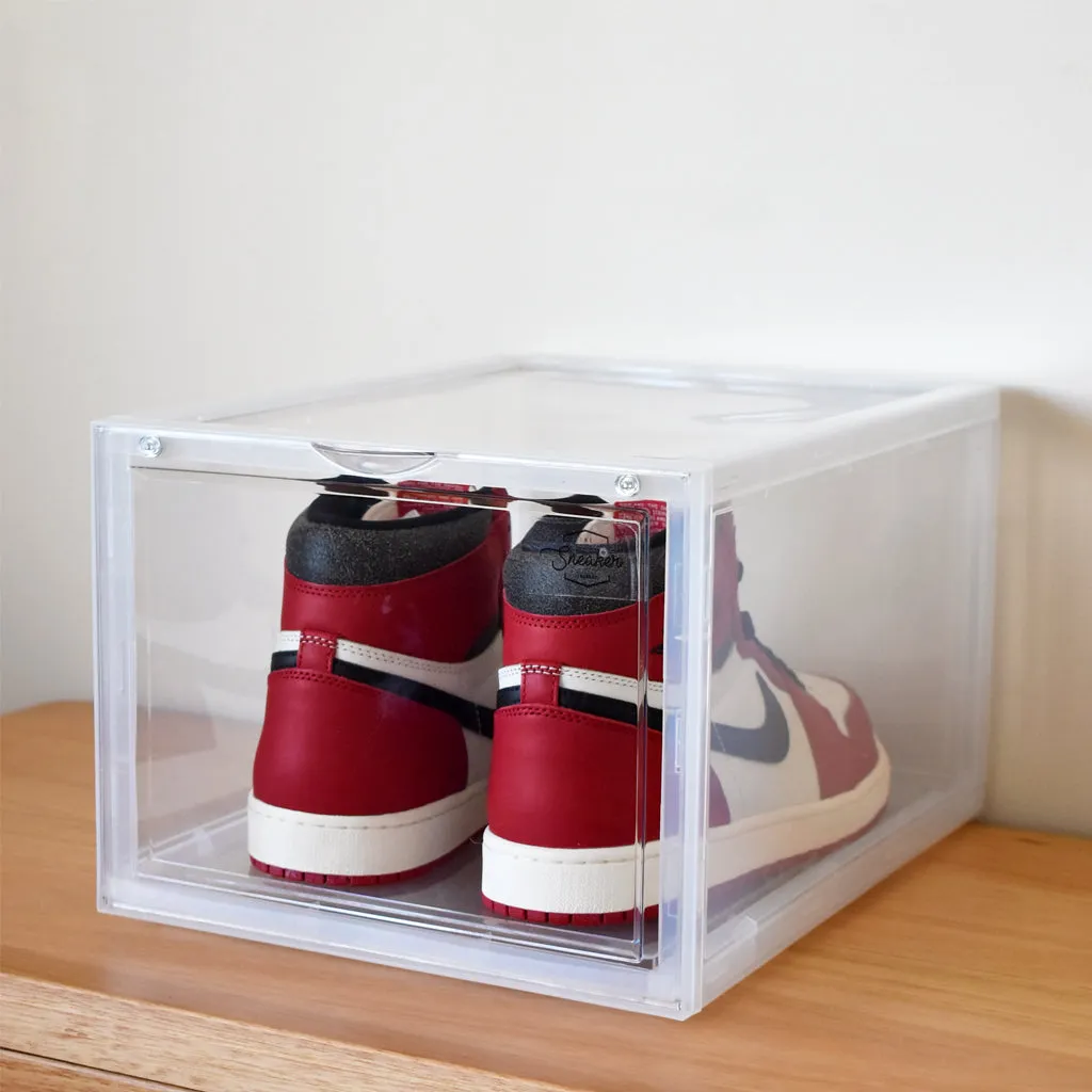 The Sneaker Laundry Drop Front Shoe Box - Clear