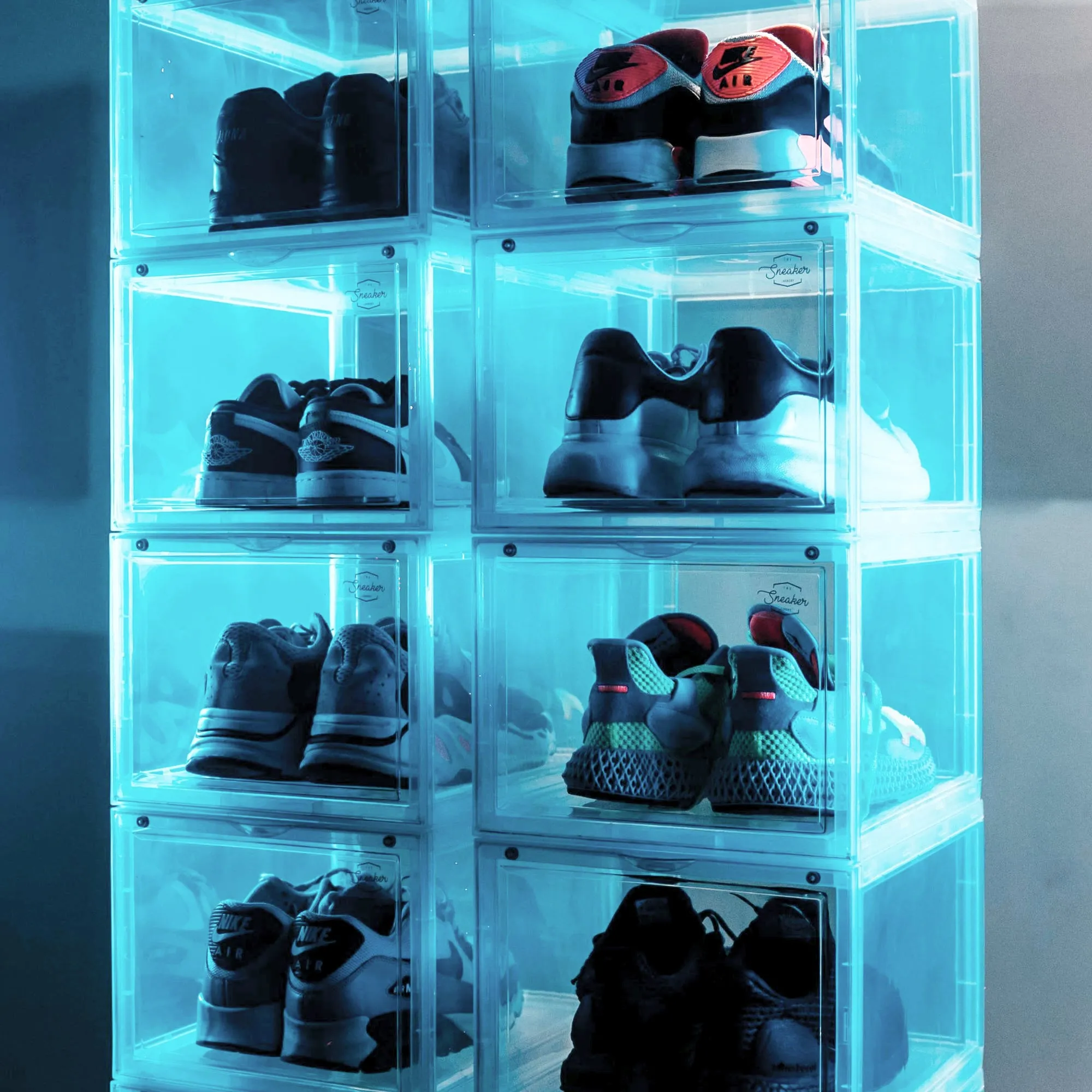 The Sneaker Laundry Drop Front Shoe Box - Clear