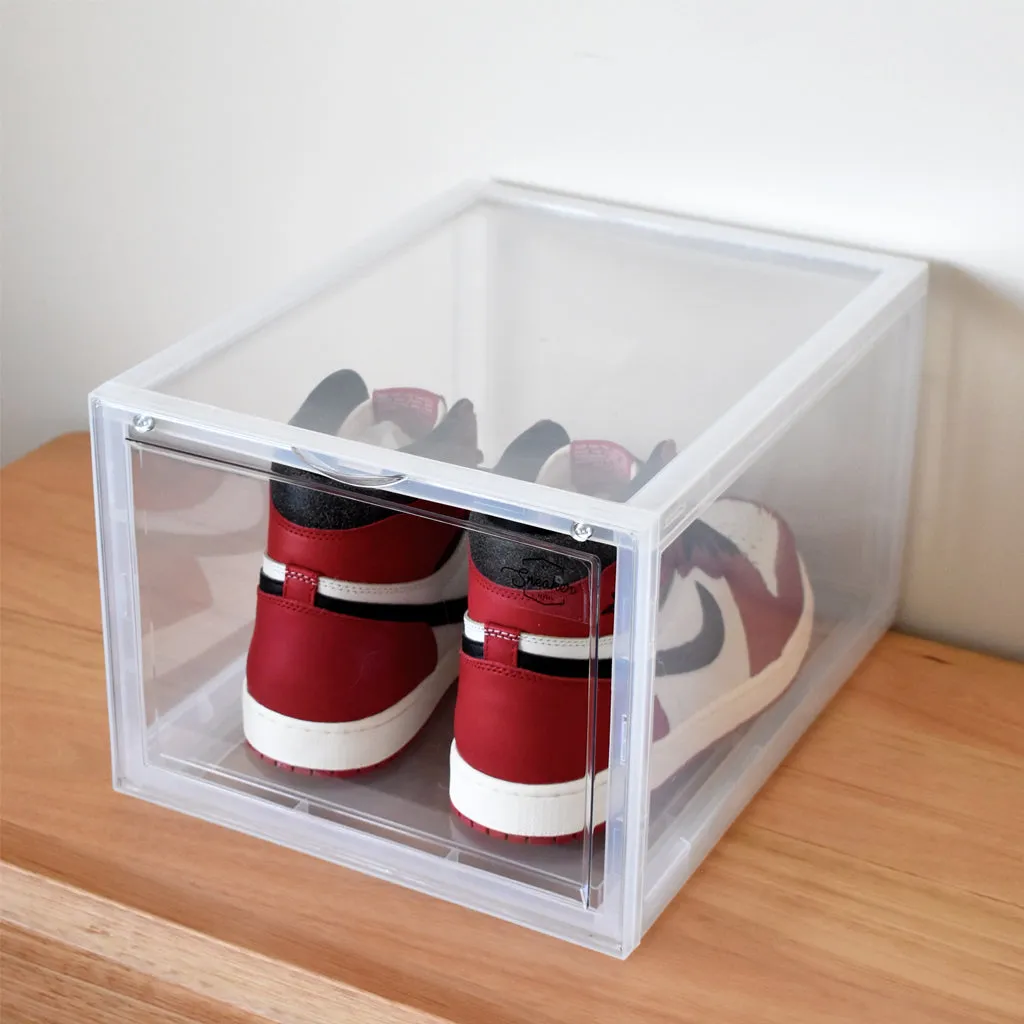 The Sneaker Laundry Drop Front Shoe Box - Clear