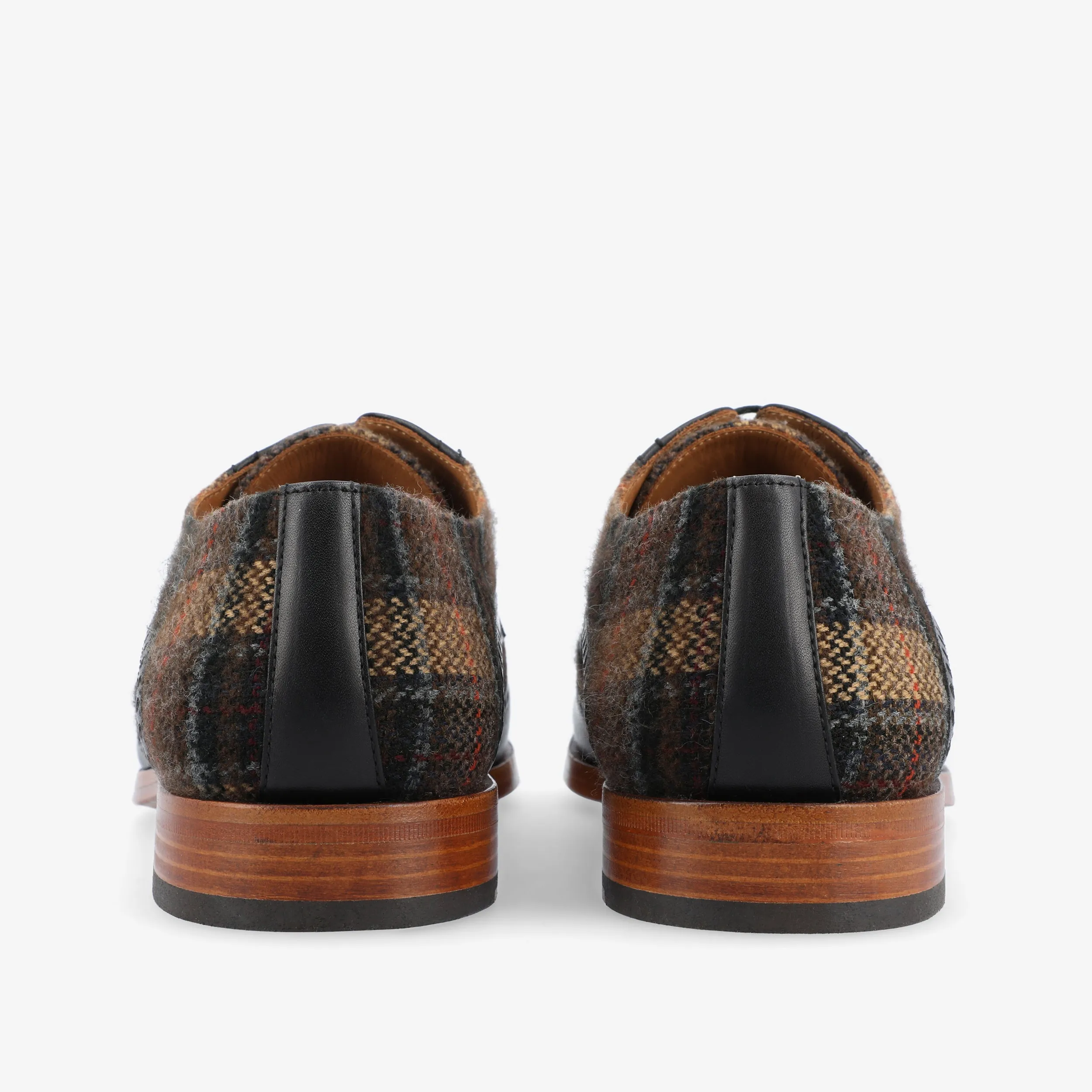 The Wallace Shoe in Brown Tartan (Last Chance, Final Sale)